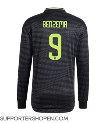 Real Madrid Karim Benzema #9 Tredje Matchtröja 2022-23 Långärmad